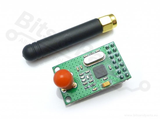 RF Transceiver 433/868/915MHz triband nRF905 PTR8000+ with antenna